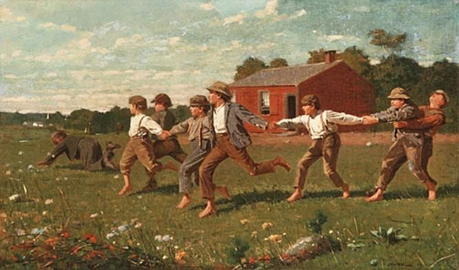 Winslow Homer Snap the Whip